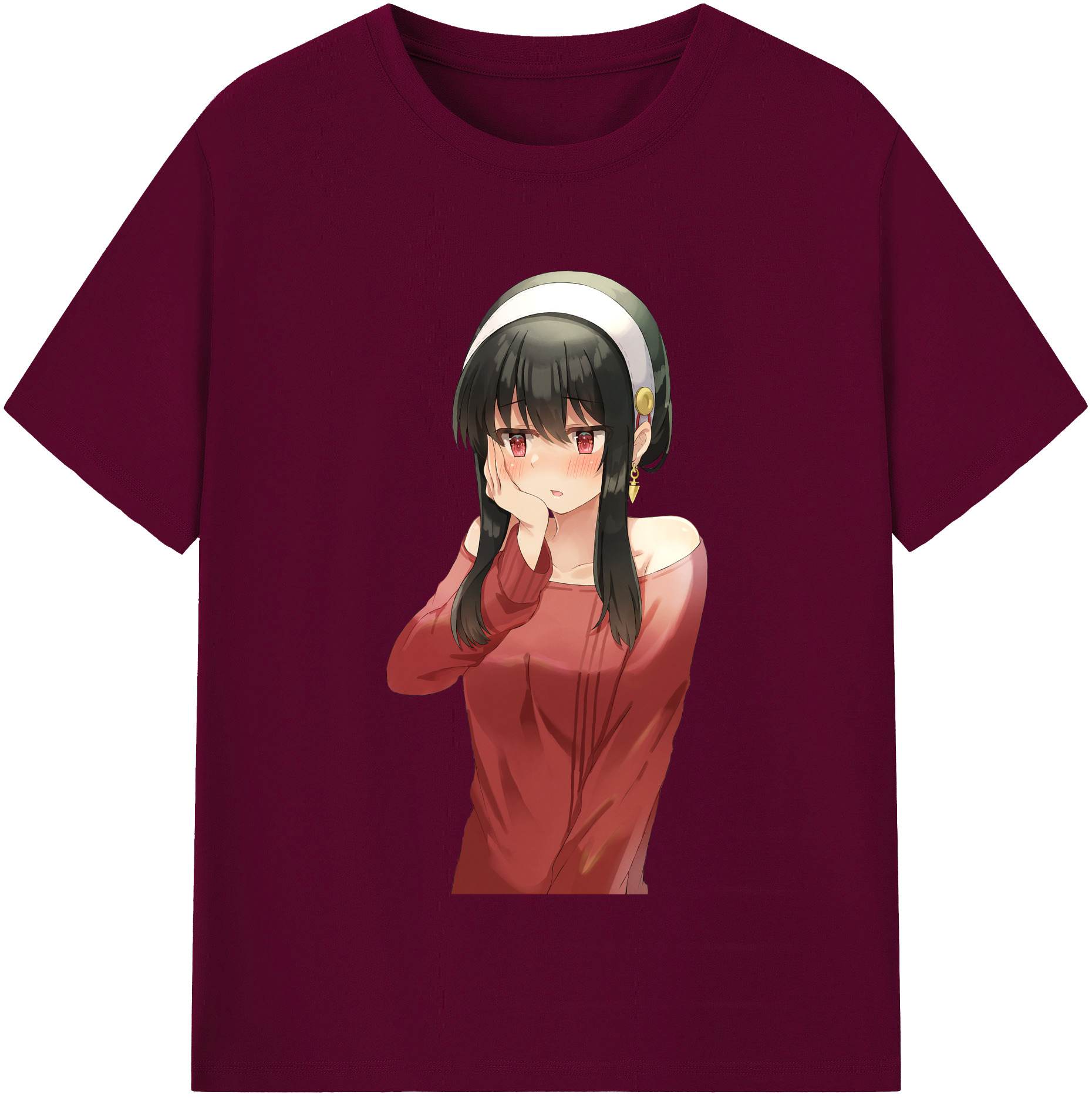 （画像用） SPY×FAMILY间谍家家酒 レディースカジュアルプリントTシャツ（綿100％）